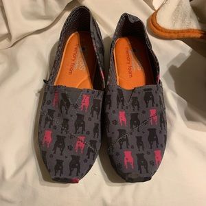 Bobs Skechers dog slip on shoes